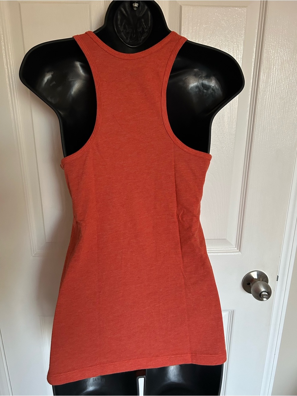 Nike Women's Rust-Orange Racerback Tank - Picture 2 of 5